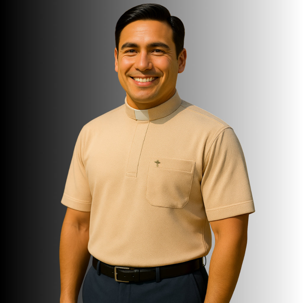 COOL CLERICAL T-SHIRT FOR SUMMER - CON8 COLOR15